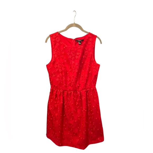 Forever 21 Dresses & Skirts - SOLD Forever 21 Red Sleeveless Midi Dress